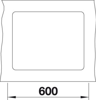 Blanco SUBLINE 500-F dřez do roviny bílá granit 523 535