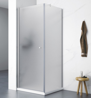 PILOT čtvercový sprchový kout 700x700 mm, sklo Brick PT070-01