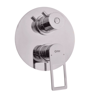 RAV Slezák NIL - Vanová/Sprchová baterie podomítková 2-cestná s tělesem, Chrom NL286K