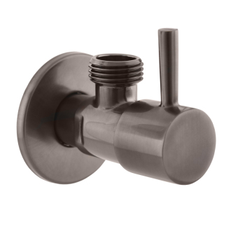 RAV SLEZÁK ventil rohový s keramickým vrškem 1/2“x1/2“ metal grey - kartáčovaná RV0212MGK