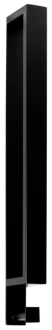 STYLE držák ručníků 400x30mm, černá mat 11122110