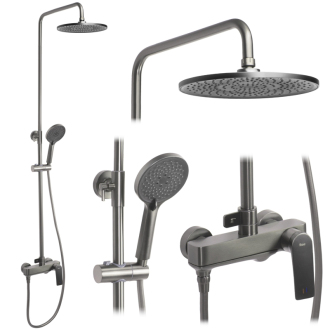 REA Avalon sprchový set, Titanium REA-P2401