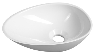 KEA umývátko na desku, litý mramor, 32x22cm, bílá KE320