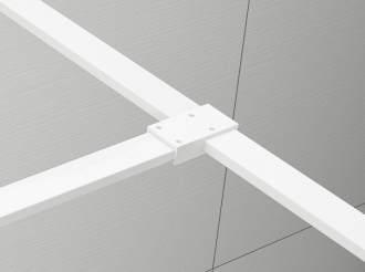 ESCA T- spojka vzpěr, bílá mat ES7534 52524