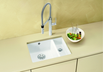 Blanco SUBLINE 350/150-U dřez pod desku basalt keramika 523 746