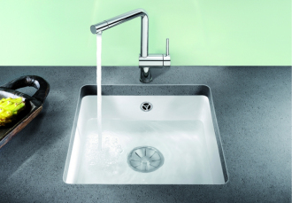 Blanco SUBLINE 375-U dřez pod desku basalt keramika 523 731