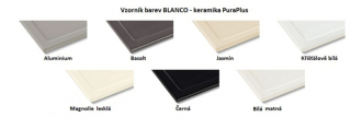 Blanco SUBLINE 375-U dřez pod desku basalt keramika 523 731