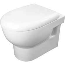 Deante AVIS CDAD6ZPW Závěsné WC rimless včetně sedátka, bílá