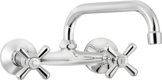 Deante SYMETRIO nástěnná umyvadlová baterie, chrom BOS_050D