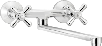 Deante SYMETRIO nástěnná dřezová baterie, chrom BOS_080D