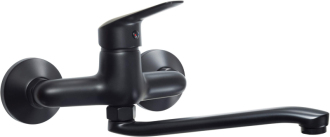 Deante BORO nástěnná dřezová baterie, černá BMO_N80M