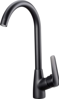 Deante BORO dřezová baterie s U ramínkem, černá BMO_N62M