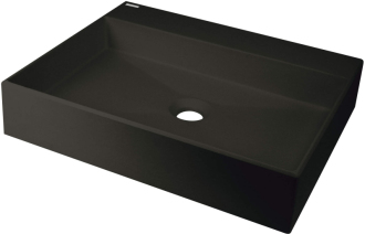 Deante Correo granitové umyvadlo na desku, černé 500x400mm CQR_NU5S