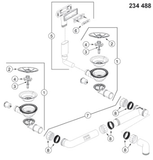 Blanco SUBLINE 480/320-U dřez pod desku bílá granit 523 588