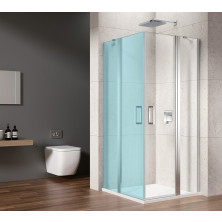 LORO sprchové dveře pro rohový vsup 800mm, čiré sklo GN4880
