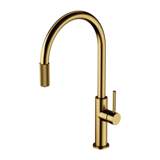 Omnires SWITCH Dřezová baterie se sadou filtru D1, kartáčovaná zlatá  SW9057-FD1GLB
