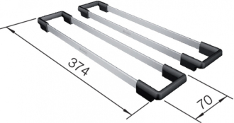 Blanco ETAGON 500-U dřez pod desku basalt keramika 525 154