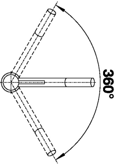 Blanco KANO  525035 Baterie perlově šedá/chrom