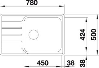 Blanco LEMIS XL 6 S-IF Compact dřez vestavný /do roviny nerez kartáčovaný nerez 525 111