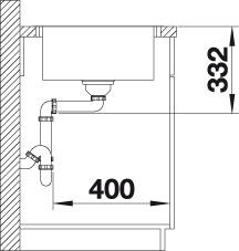 Blanco LEMIS XL 6 S-IF Compact dřez vestavný /do roviny nerez kartáčovaný nerez 525 111