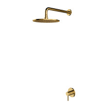 Omnires Y Podomítkový sprchový set, kartáčovaná zlatá  SYSY36GLB