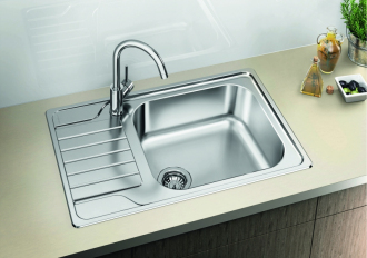 Blanco DINAS XL 6 S Compact dřez vestavný nerez kartáčovaný nerez 525 121