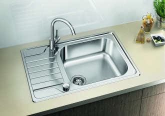Blanco DINAS XL 6S Compact dřez vestavný nerez kartáčovaný nerez 525 120