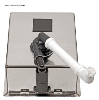 Blanco BLANCO CLARON 340-U DX dřez pod desku nerez Durinox® nerez 523 384