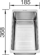Blanco AXIA III 6 S dřez vestavný antracit granit 524 643