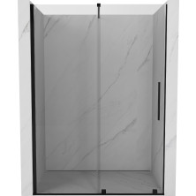 Mexen Velar posuvné sprchové dveře 130 cm, průhledné, černé - 871-130-000-01-70