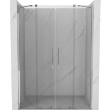 Mexen Velar Duo posuvné sprchové dveře 150 cm, transparentní, chrom - 871-150-000-02-01