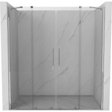 Mexen Velar Duo posuvné sprchové dveře 170 cm, transparentní, chrom - 871-170-000-02-01