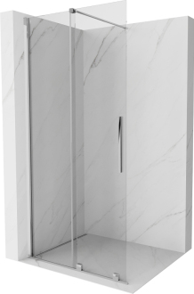 Mexen Velar Walk-in sprchová stěna 85x200 cm, transparent 8, chrom 871-085-000-03-01
