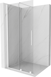 Mexen Velar Walk-in sprchová stěna 75x200 cm, 8 transparent, bílá 871-075-000-03-20