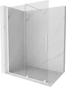 Mexen Velar Walk-in sprchová stěna 150x200 cm, 8 transparent, bílá 871-150-000-03-20