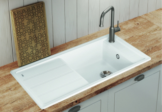 Blanco FARON XL 6 S dřez vestavný bílá granit 524 807