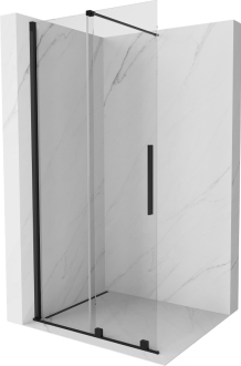 Mexen Velar Walk-in sprchová stěna 75x200 cm, transparent 8, černá 871-075-000-03-70
