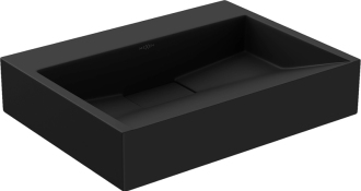 Mexen Ava umyvadlo na desku z konglomerátu B/O 50 x 38 cm, černá - 23015070