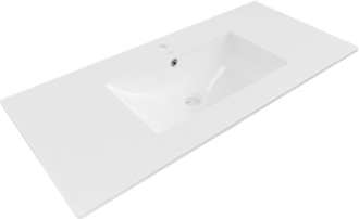 Mexen Atena dřez zapuštěný do desky 101 x 46 cm, bílá - 25011000