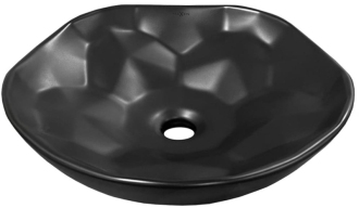 Mexen NICEA Umyvadlo na desku, černý mat 21754185