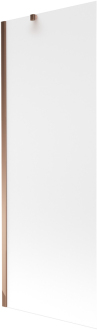 Mexen Next vanová zástěna jednokřídlá 70 x 150 cm, mráz, růžové zlato - 895-070-000-00-30-60