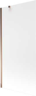 Mexen Next vanová zástěna jednokřídlá 90 x 150 cm, mráz, růžové zlato - 895-090-000-00-30-60