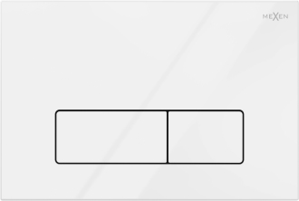 Mexen Fenix 13 Slim splachovací tlačítko, lesklá bílá - 601300