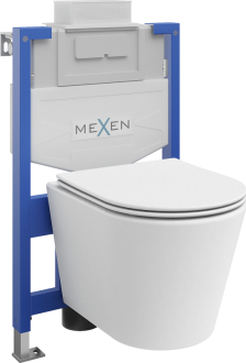 Předstěnová instalace Mexen Felix XS-U s WC Rico a sedátkem S-F, bílá matná 68530724001