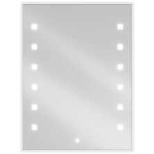 Mexen Ner osvětlené koupelnové zrcadlo 60x80 cm, LED 6000K, 9809-060-080-611-00