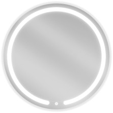 Osvětlené koupelnové zrcadlo Mexen Rose, kulaté 70 cm, LED 6000K, 9810-070-070-611-00