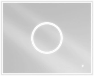 Mexen Koga osvětlené koupelnové zrcadlo 100x80 cm, LED 6000K, 9821-100-080-611-00