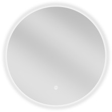 Mexen Erg osvětlené koupelnové zrcadlo, kulaté 50 cm, LED 6000K, 9823-050-050-611-00