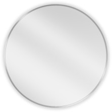 Kulaté koupelnové zrcadlo Mexen Loft 70 cm, nerezový rám - 9850-070-070-000-10