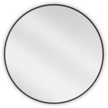 Mexen Loft kulaté koupelnové zrcadlo 70 cm, černý rám - 9850-070-070-000-70